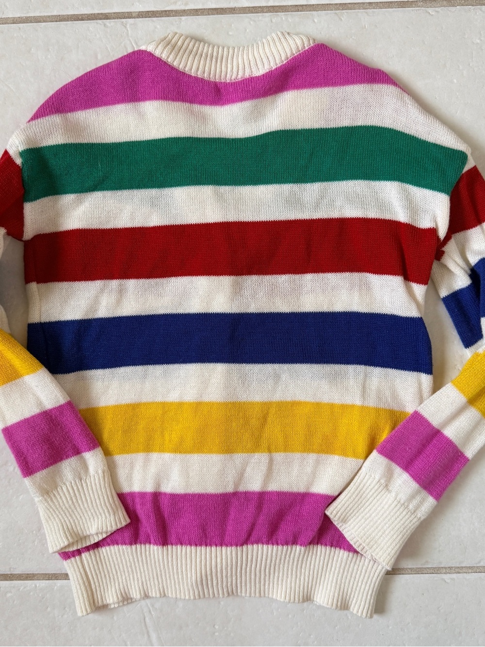 Disney Minnie Mouse Striped Cardigan Sweater Girls size 5T - Picture 5 of 5